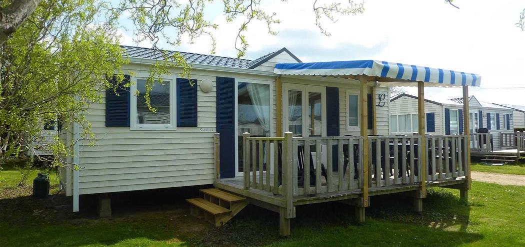 mobil-home 5 places avec terrasse - camping fouesnant 